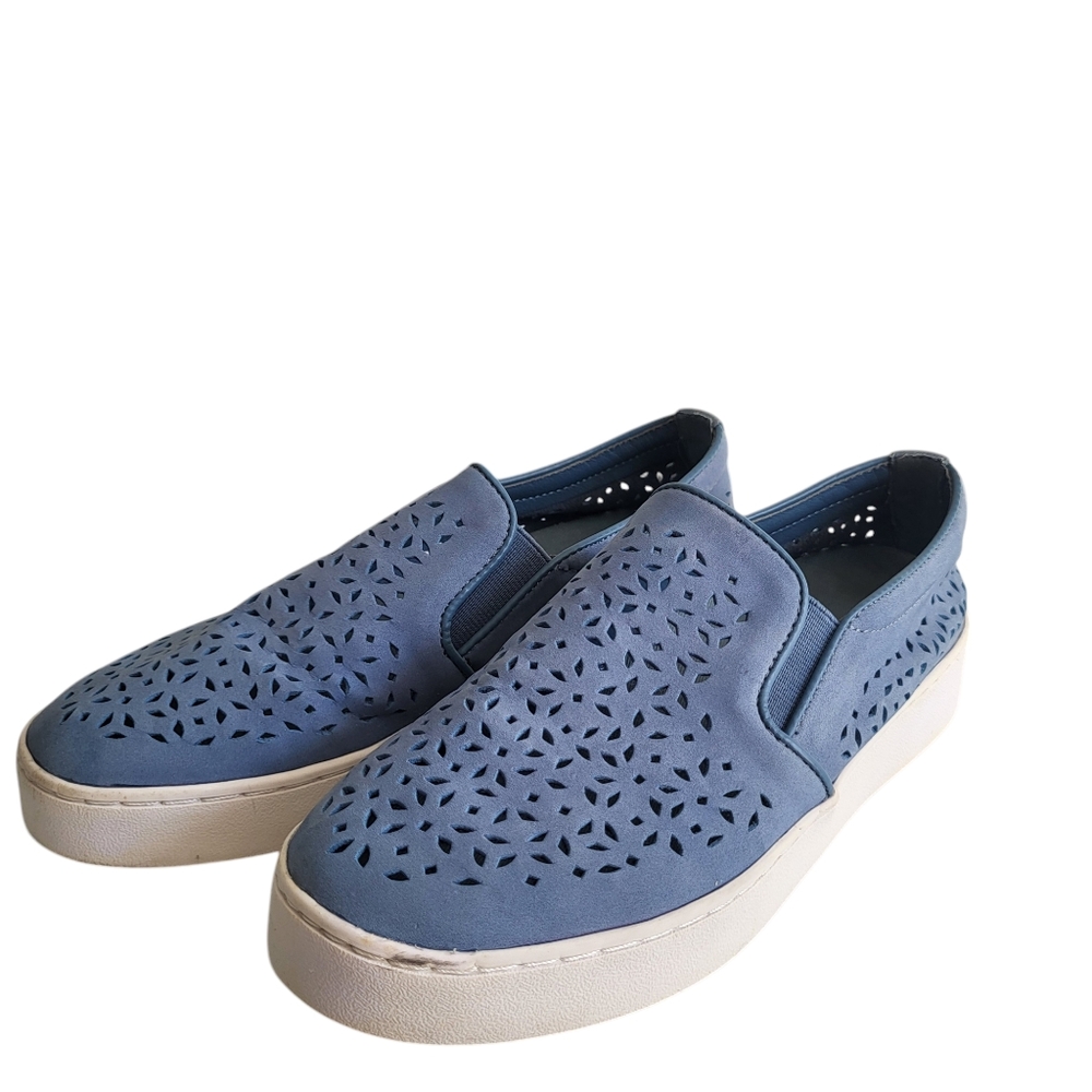 Vionic Blue Slip-On Shoes - Picture 10 of 10